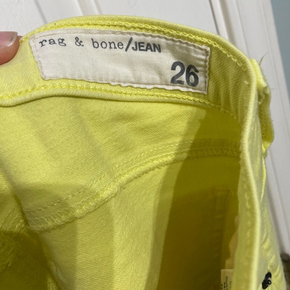 Rag & Bone Canary Yellow Jean - Picture 4 of 5